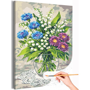 Ландыши Цветы Натюрморт в вазе Букет цветов