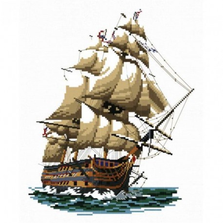 Корабль "Виктория" Набор для вышивания Белоснежка