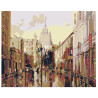 Старый Арбат Раскраска по номерам на холсте Живопись по номерам
