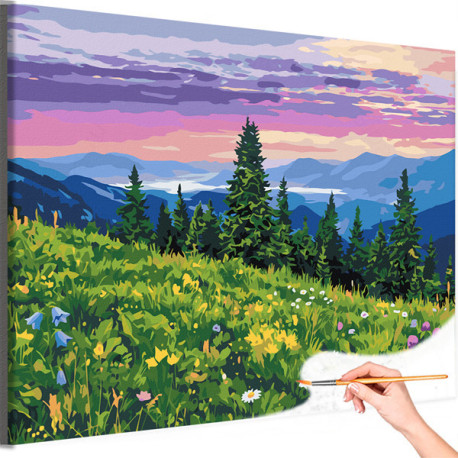  Горы Кавказа Пейзаж Природа Россия