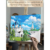 Суздальский кремль и Богородице-Рождественский собор Церковь Раскраска картина по номерам на холсте