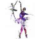 Красочный балет Раскраска картина по номерам на холсте Menglei