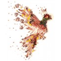 Птица счастья Раскраска картина по номерам на холсте Menglei