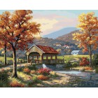 Долина Лассити Раскраска картина по номерам акриловыми красками на холсте