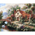 Домик в Баварии Раскраска картина по номерам акриловыми красками на холсте