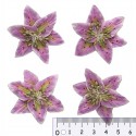 Цветы лилии нежно-сиреневые Цветы бумажные для скрапбукинга, кардмейкинга Scrapberrys