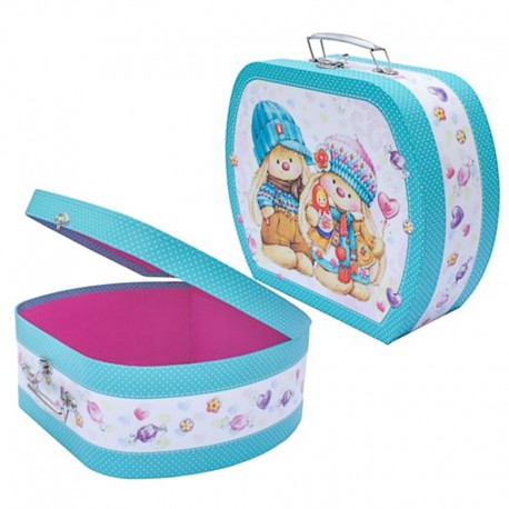 Чемоданчик ZaikaMi Коробка для упаковки подарков, хранения Hobby&You