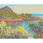 Пейзаж близ Монте-Карло Раскраска картина по номерам акриловыми красками на холсте Hobby&You