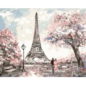 Париж Раскраска картина по номерам на холсте Hobby&You