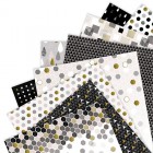 Geometric Mono Набор односторонней бумаги для скрапбукинга, кардмейкинга Docrafts