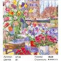 Цветочная лавка в Голландии Раскраска по номерам на холсте Color Kit