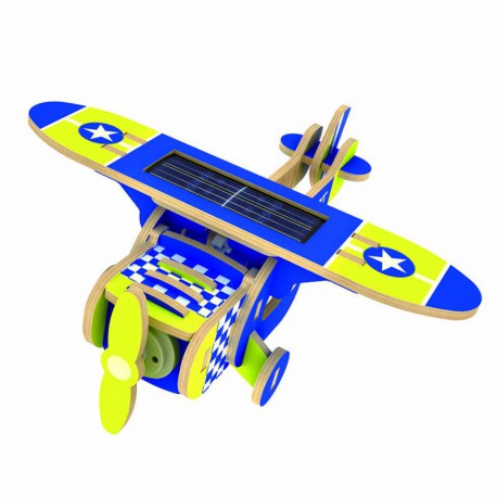 Моноплан (на солнечной энергии) 3D Пазлы Деревянные Robotime