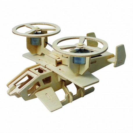 Кольцеплан (на солнечной энергии) 3D Пазлы Деревянные Robotime