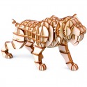 Саблезубый тигр 3D Пазлы Деревянные Robotime