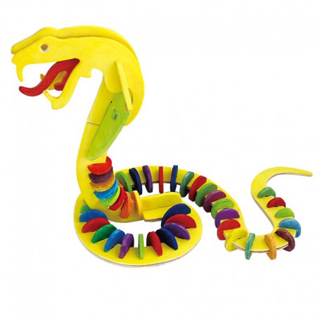 Змея 3D Пазлы Деревянные Robotime
