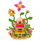 Цветочный домик 3D Пазлы Деревянные Robotime