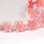 Персиковые цветы Лента декоративная для скрапбукинга, кардмейкинга