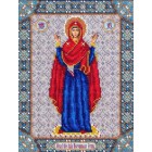 Богородица Нерушимая стена Набор для частичной вышивки бисером Паутинка