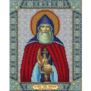 Святой Илья Муромец Набор для частичной вышивки бисером Паутинка