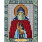 Святой Илья Муромец Набор для частичной вышивки бисером Паутинка