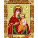 Богородица Одигитрия - Путеводительница Набор для частичной вышивки бисером Паутинка