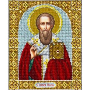 Святой Григорий Богослов Набор для частичной вышивки бисером Паутинка
