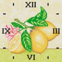Гроздь лимонов Часы Алмазные на твердой основе с полной выкладкой Iteso