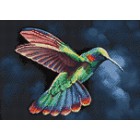 Раскладка Тропическая птичка Алмазная вышивка мозаика Гранни