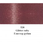 538 Рубин С глиттерами Краска для ткани Marabu ( Марабу ) Textil Glitter
