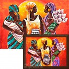 Африканские женщины Алмазная вышивка мозаика Гранни