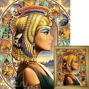 Крупно Царица Египта Алмазная вышивка мозаика Гранни
