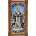 Богородица Покрова Набор для частичной вышивки бисером Вышиваем бисером