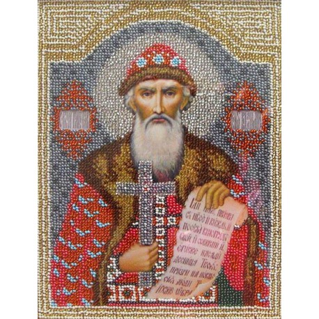 Святой Владимир Набор для частичной вышивки бисером Вышиваем бисером