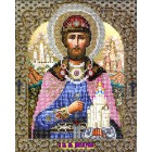Святой Дмитрий Набор для частичной вышивки бисером Вышиваем бисером