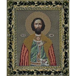 Святой Роман Набор для частичной вышивки бисером Вышиваем бисером