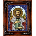 Святой Александр Невский Набор для частичной вышивки бисером Вышиваем бисером