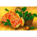Розы в корзине Набор для вышивки бисером Вышиваем бисером