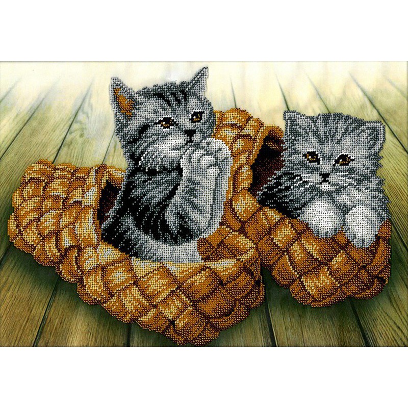 Наборы для вышивки крестом с кошками