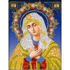 Богородица Умиление Набор для частичной вышивки бисером Вышиваем бисером