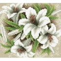 Садовые лилии Алмазная мозаика вышивка Паутинка