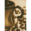 Чашечка кофе Алмазная мозаика вышивка Паутинка
