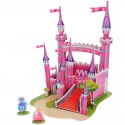 Розовый замок 3D Пазлы Zilipoo