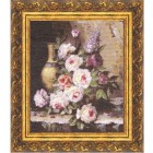 Мраморные розы Набор для вышивания Золотое Руно