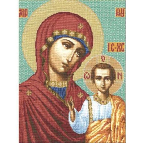 Казанская икона Божьей Матери Набор для вышивания Золотое Руно