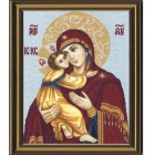 Владимирская икона Божьей Матери Набор для вышивания Золотое Руно