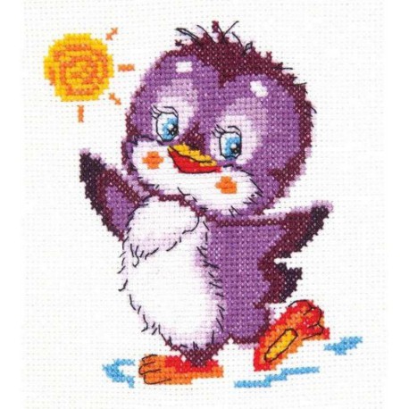 Крошка пингвинёнок Набор для вышивания Чудесная игла