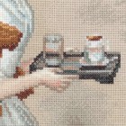 Шоколадница по мотивам картины Жана Этьена Лиотара Набор для вышивания Риолис