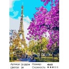 Количество цветов и сложность Романтичный париж Раскраска картина по номерам акриловыми красками на холсте