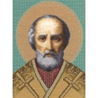 Икона Святой Николай Чудотворец Набор для вышивания Золотое Руно