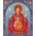 Богородица Знамение Набор для вышивки бисером Кроше